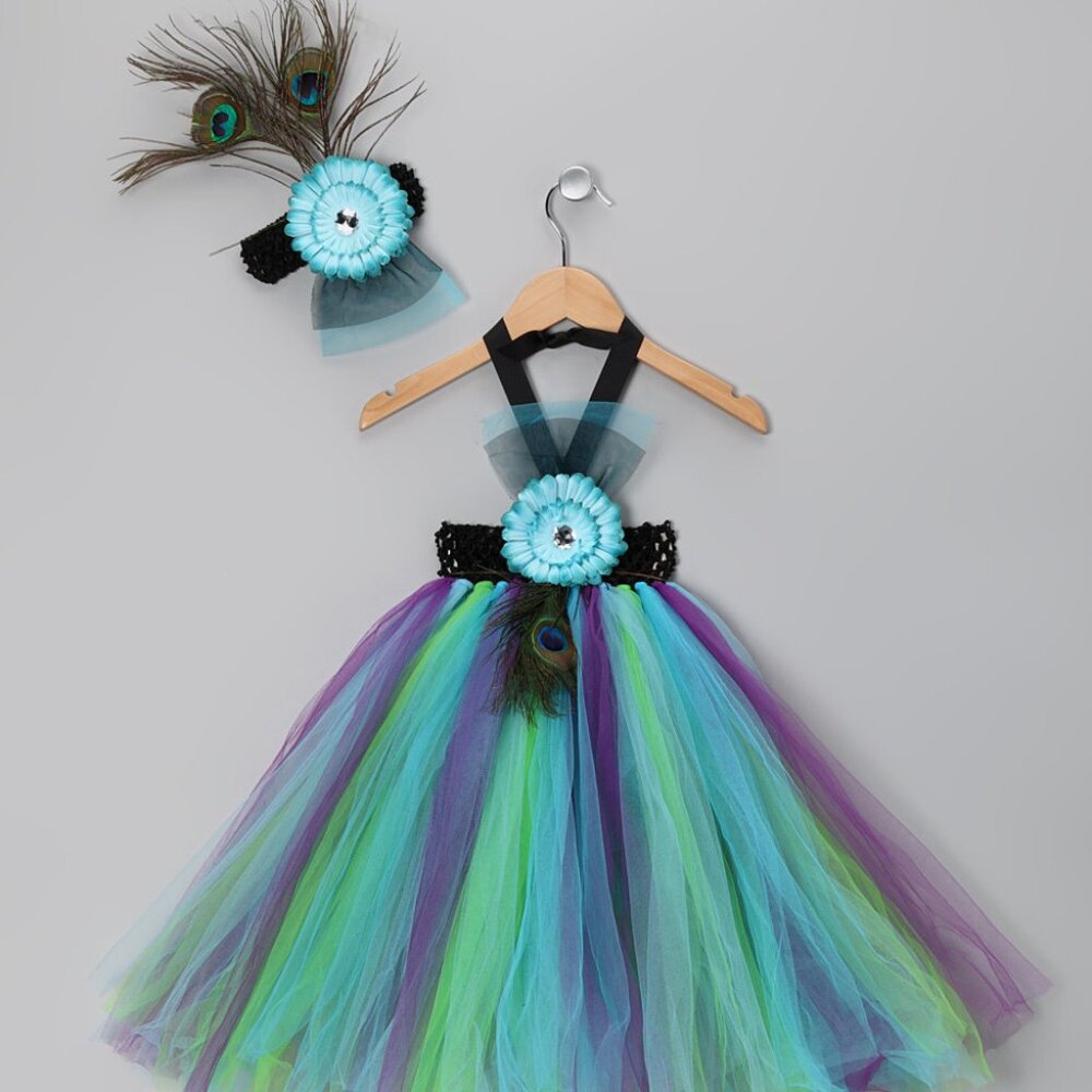 Peacock Tutu Dress